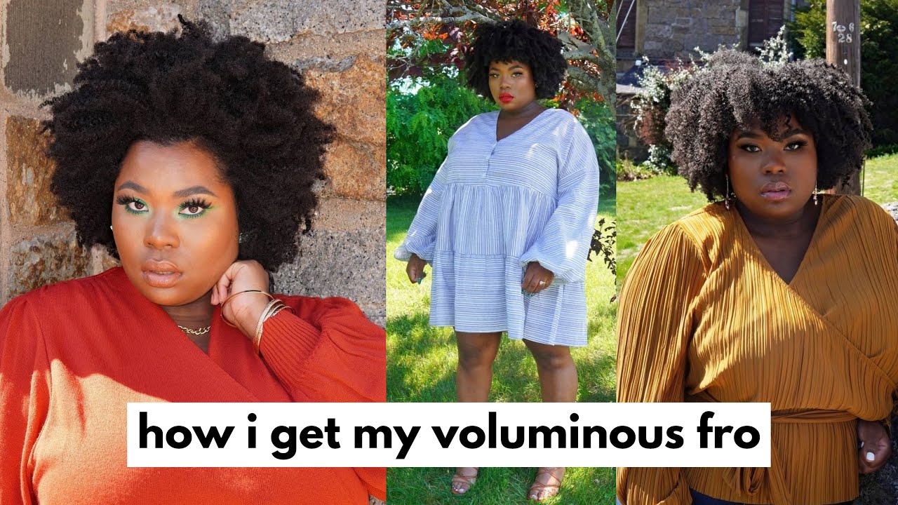 how i get my kinky 4c voluminous afro