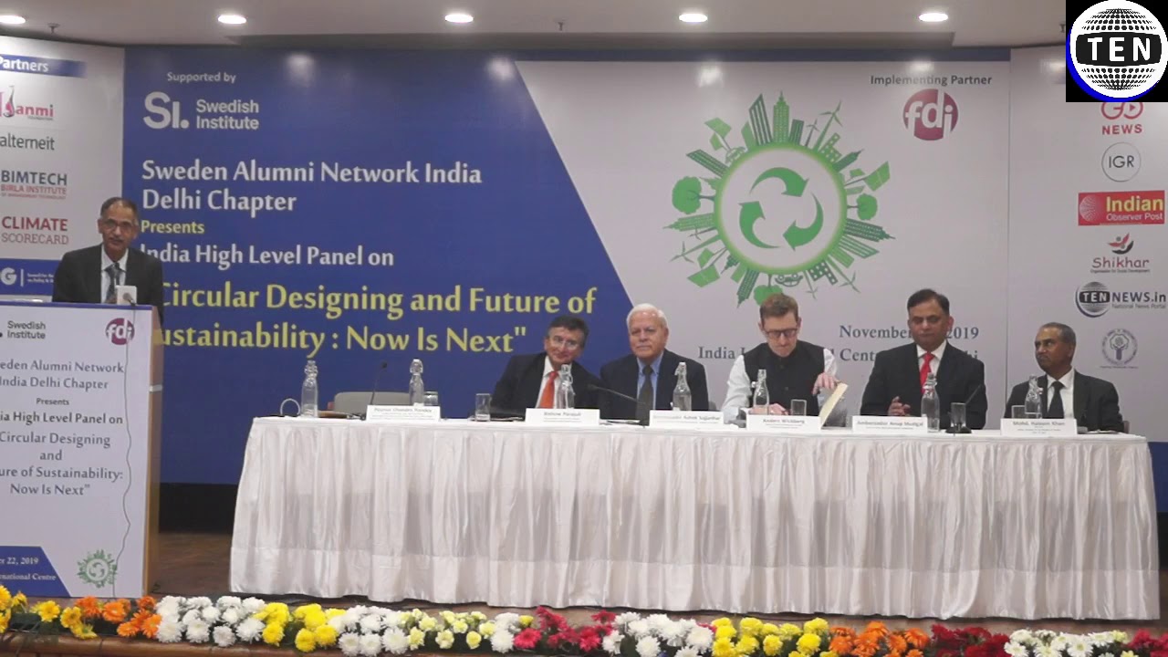 Pooran Pandey, MD, SOENT present vote of thanks | Sweden Alumni Network India