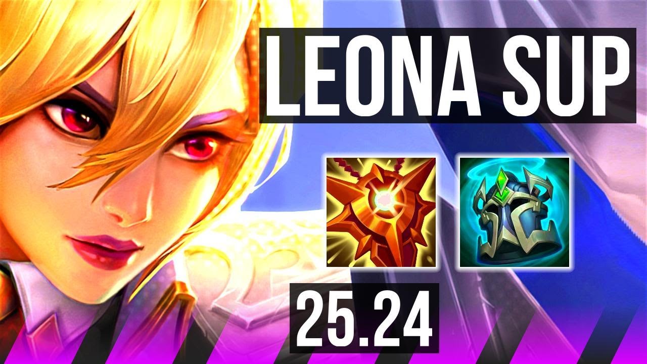 LEONA & Miss Fortune vs PYKE & Kai'Sa (SUP) | Good KDA: 2/1/16 | EUW Master | 25.24