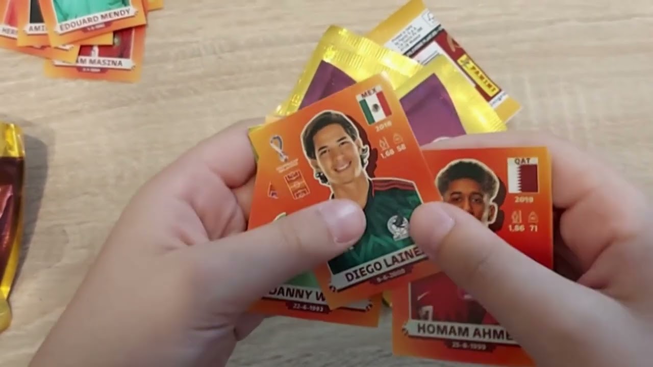 Panini αυτοκόλλητα FIFA WORLD CUP QATAR 2022 UNBOXING