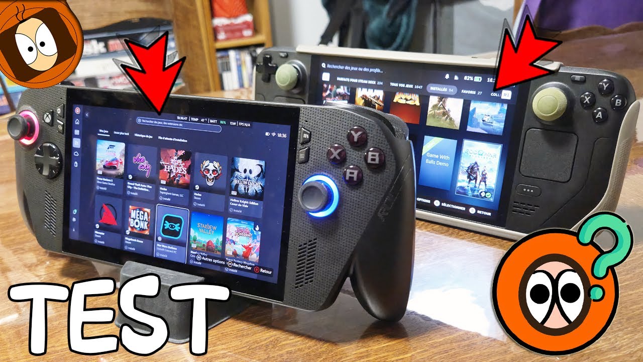 XBOX ROG Ally X vs Steam Deck OLED : LE BILAN !