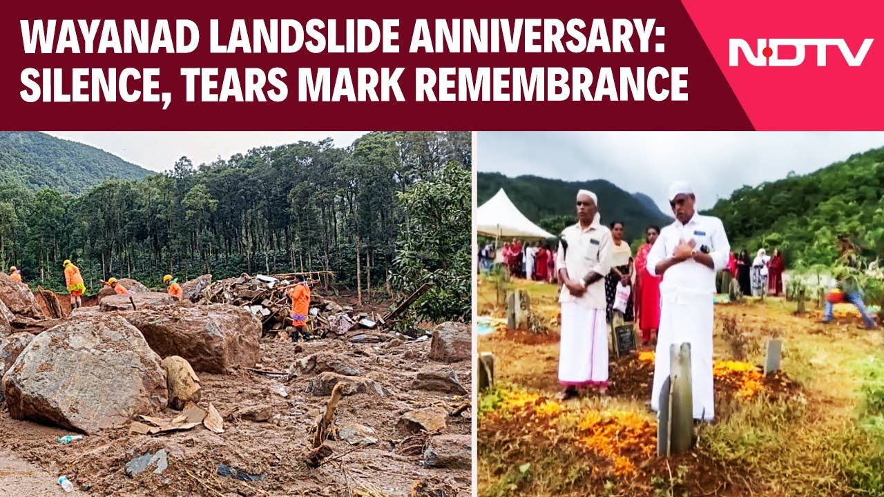 Kerala News | Wayanad Landslide Anniversary: Silence, Tears Mark Remembrance At Hridaya Bhoomi