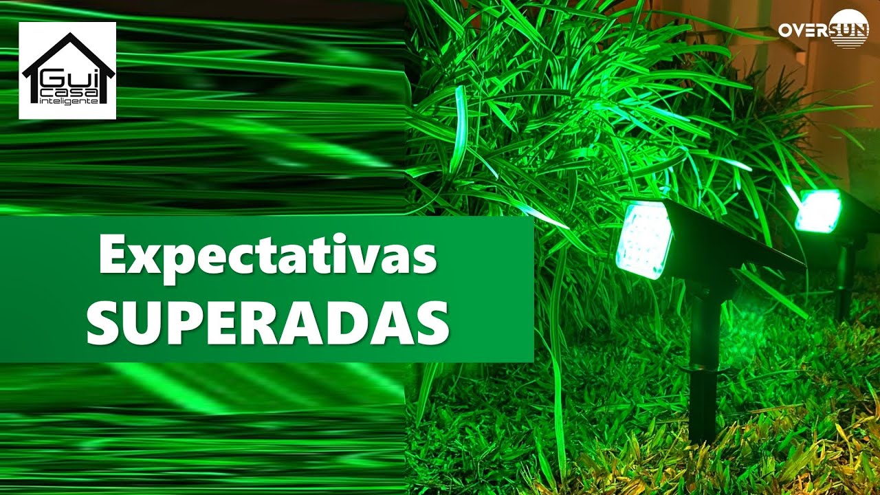 Luminária Solar TOP!!! | Deixe seu Jardim bem mais bonito com a OVERSUN