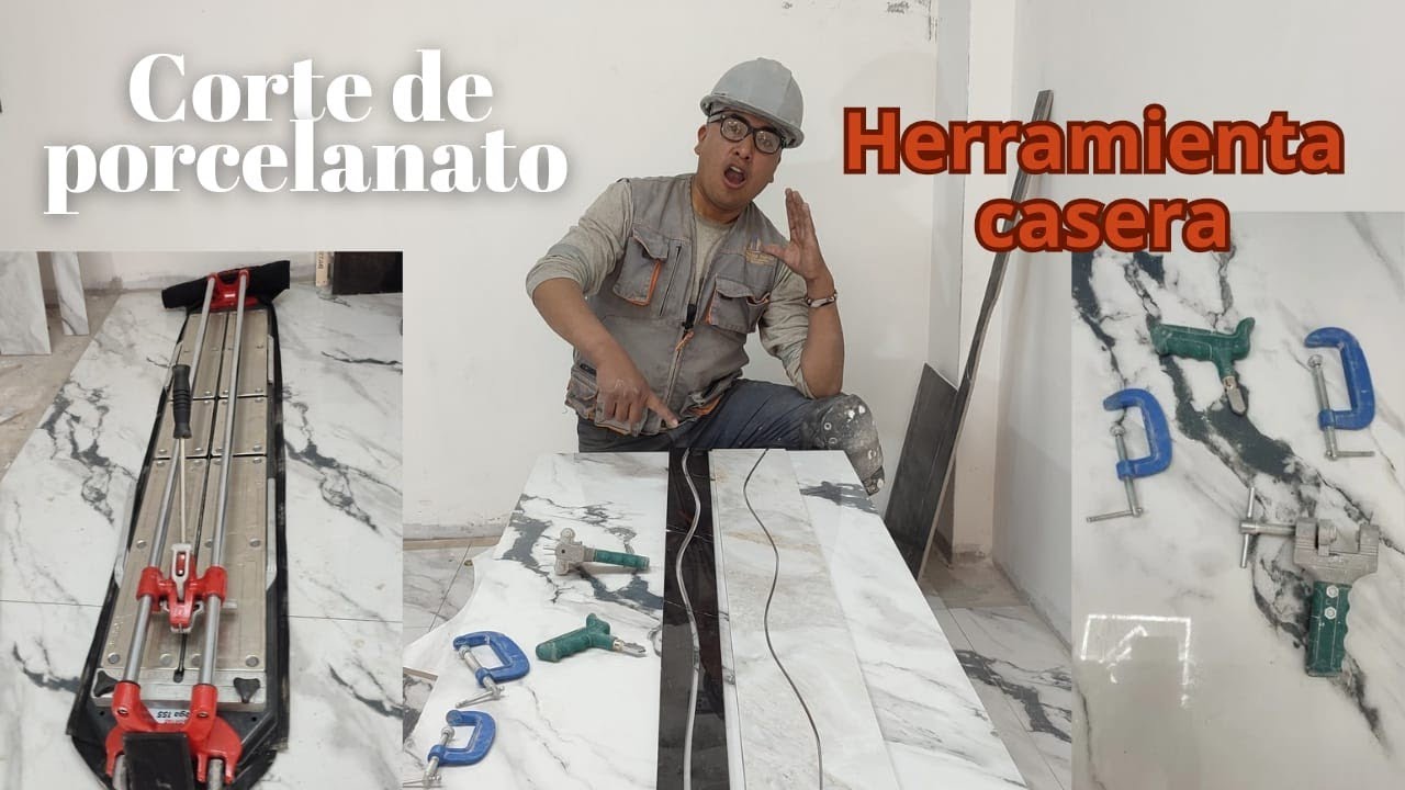 cómo cortar porcelanato con cortadora de vidrios
