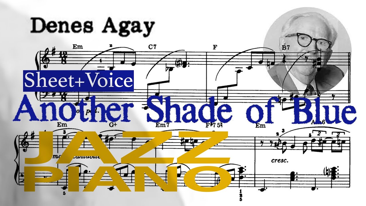 Denes Agay - another shade of blue piano sheet