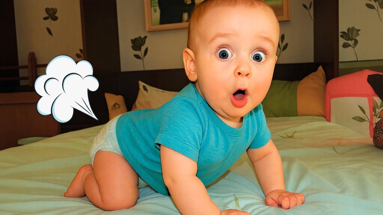 Funniest New Babies Fart Moments Caught On Camera - Funny Baby Videos!