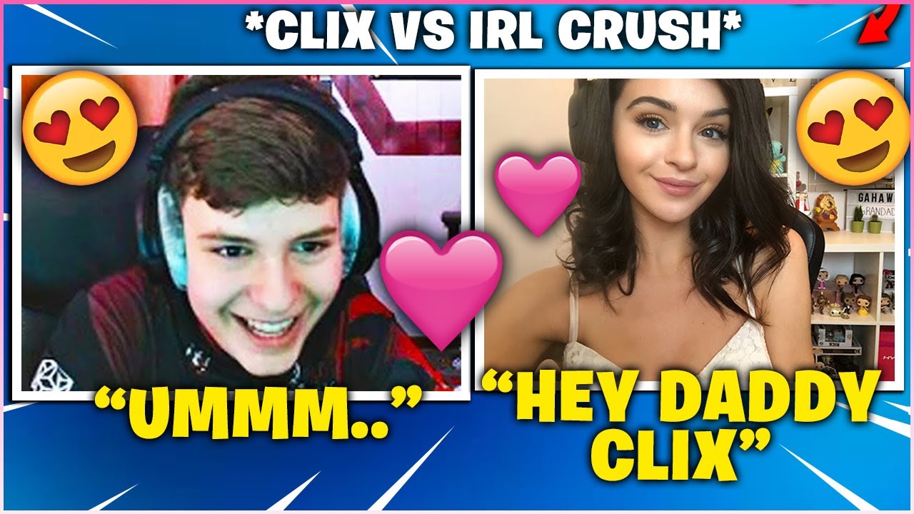 CLIX Супер *нервничает* после того, как его возлюбленная в реальной жизни заигрывает с ним в пари...