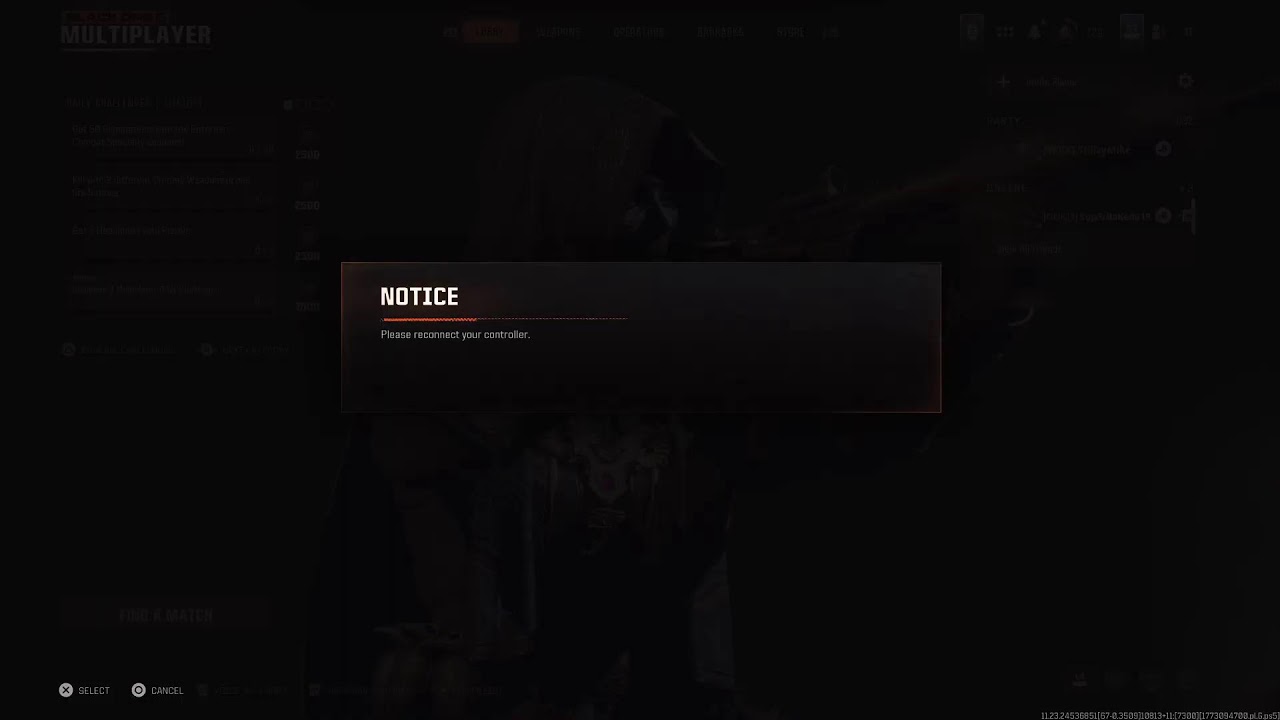COD stream, Short stream