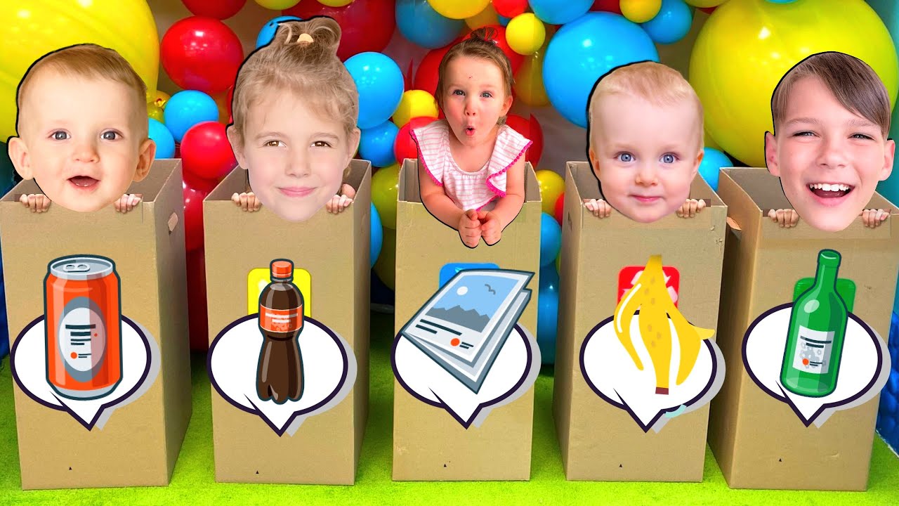 Five Kids Clean Up Song (Home Edition) + more Children's Songs and Videos