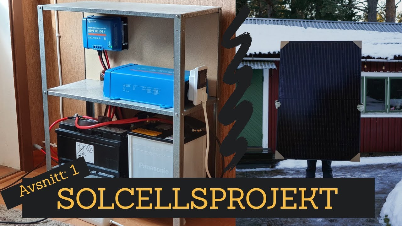 OFF GRID SOLCELLER & BATTERI  | INFORMATION, TEKNISK DATA  | Avsnitt 1