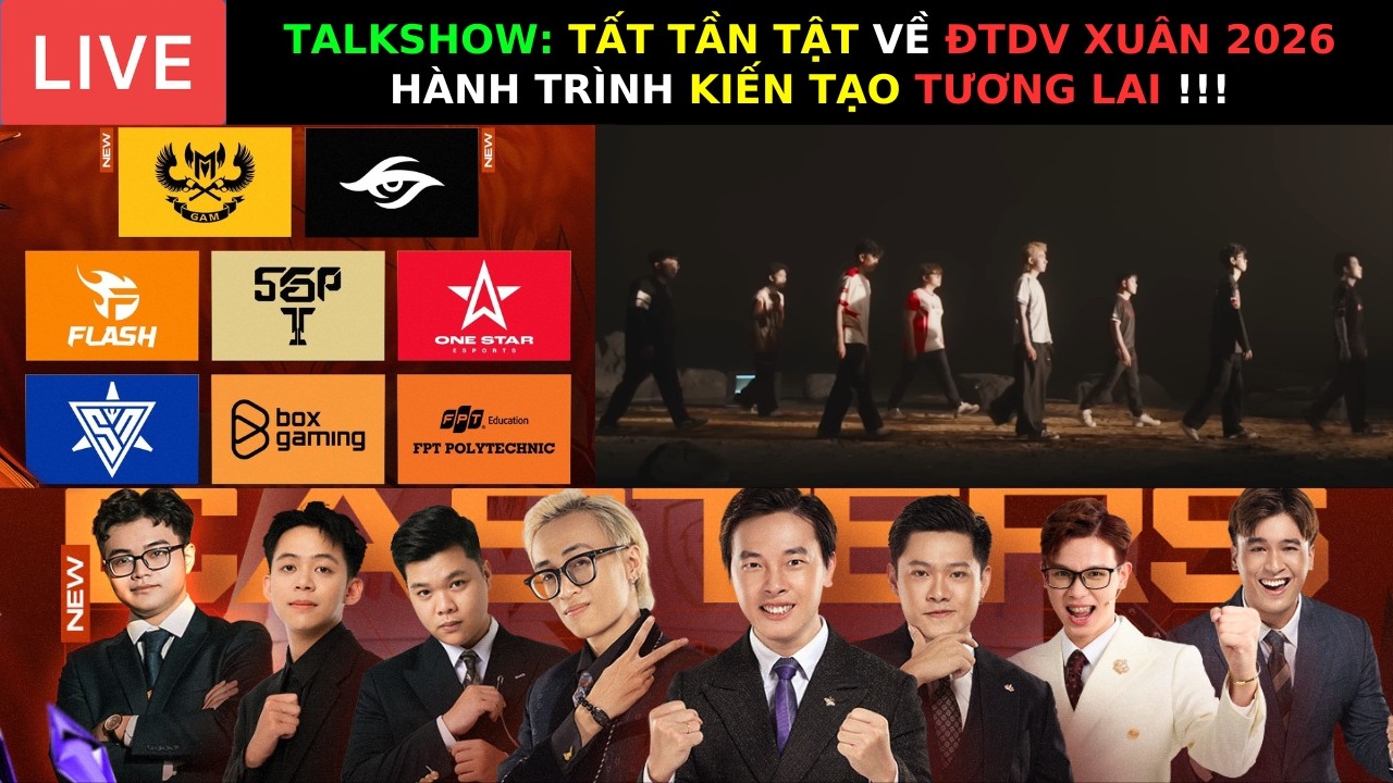 TALKSHOW: TẤT TẦN TẬT về ĐTDV MÙA XUÂN 2026 - HÀNH TRÌNH KIẾN TẠO TƯƠNG LAI - BLV THANH TÙNG !!!