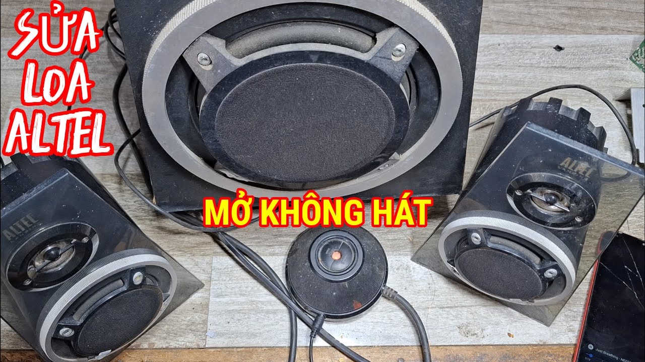 sửa loa Altec LanSing MX-6021 mở không hát lỗi nguồn và cách kiểm tra sửa