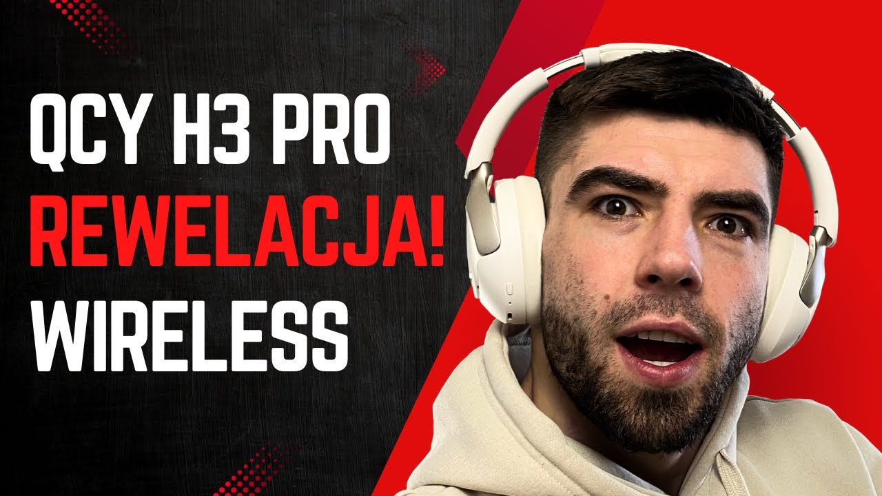 NAJLEPSZE słuchawki bezprzewodowe do 250zł na 2025! PETARDA! ❤️ QCY H3 PRO ❤️ 😱Unboxing | Recenzja