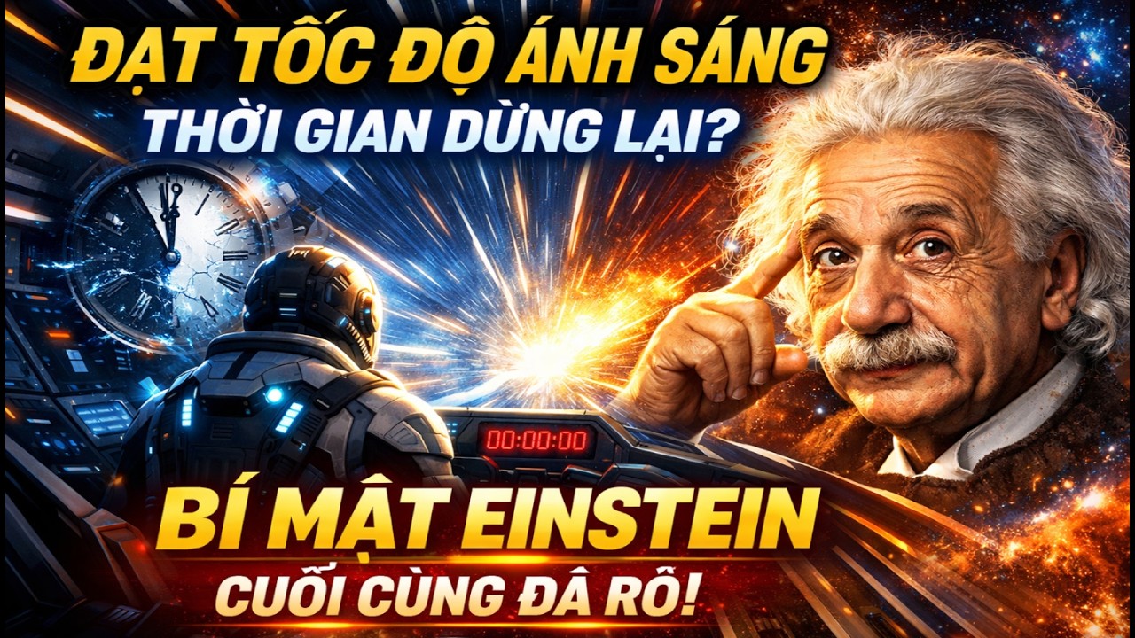 NẾU BẠN ĐẠT TỐC ĐỘ ÁNH SÁNG, THỜI GIAN SẼ DỪNG LẠI? | BÍ MẬT EINSTEIN GIẢI THÍCH DỄ HIỂU!