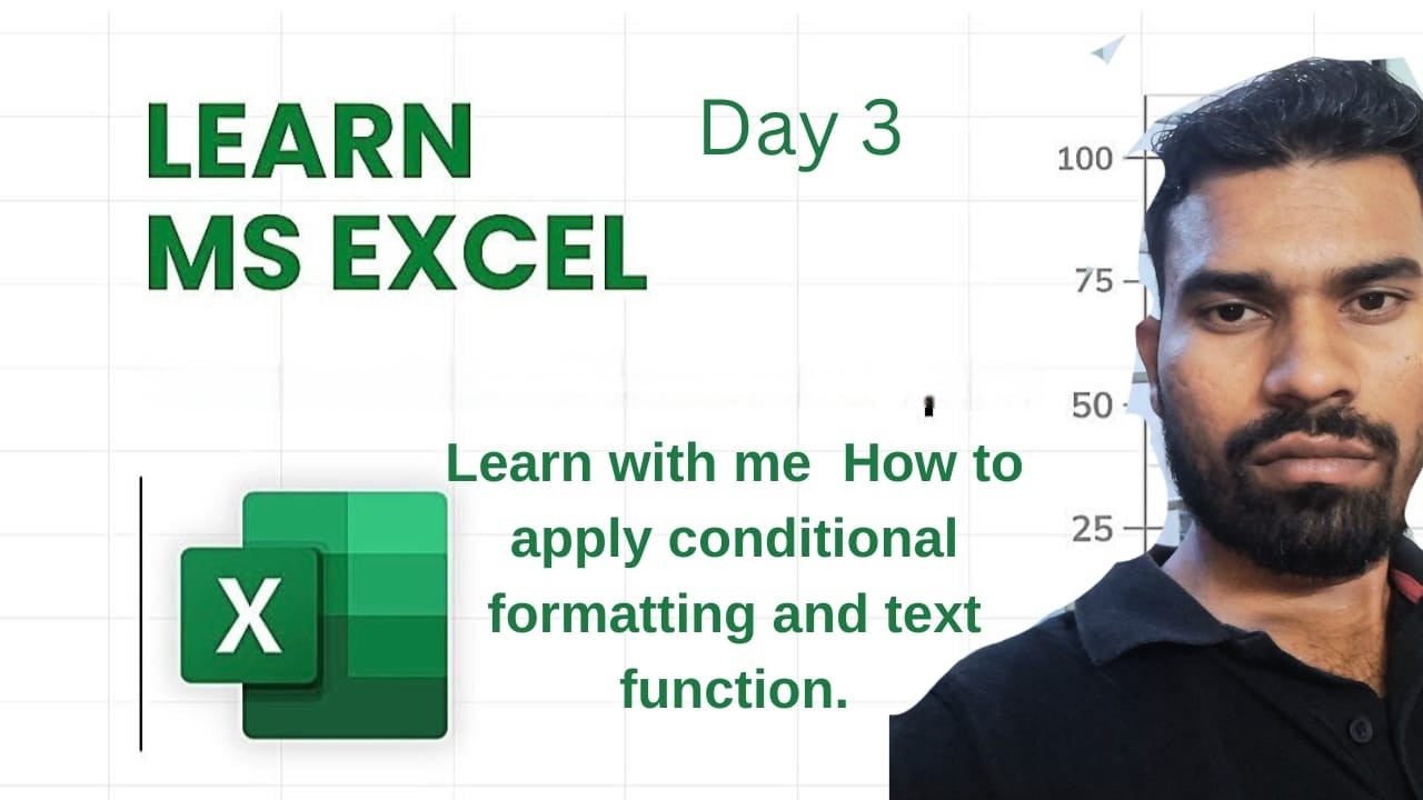Learn Excel Day 3 | Conditional Formatting + Text Functions