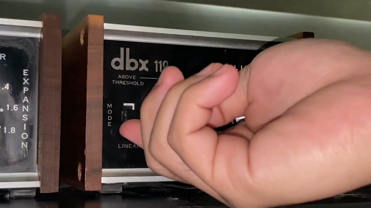 DBX 119 compressor demo (pair)
