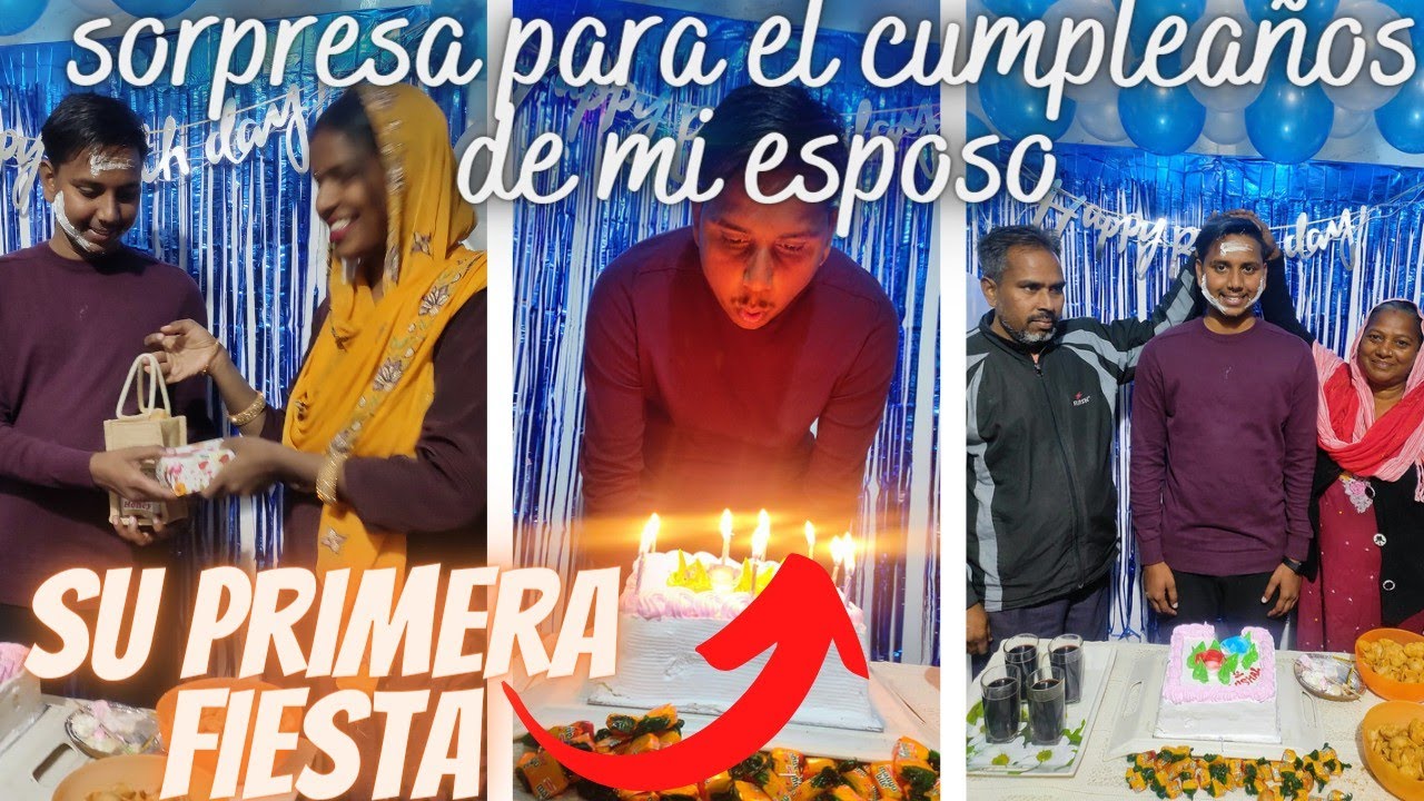 EL CUMPLEAÑOS DE VISHAL SE CELEBRÓ ASÍ 🥳~Regalo especial para mi marido🎁