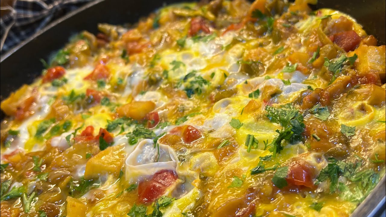 تشكشوكة جزائرية تقليدية 🍅🍳 سيدة المائدة في الصيف ☀️ | بنة زمان 👵❤️
