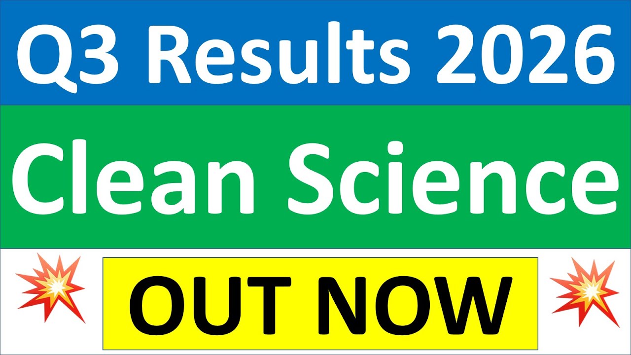 Clean Science q3 results 2026 | Clean Science results today | Clean Science Share latest News today