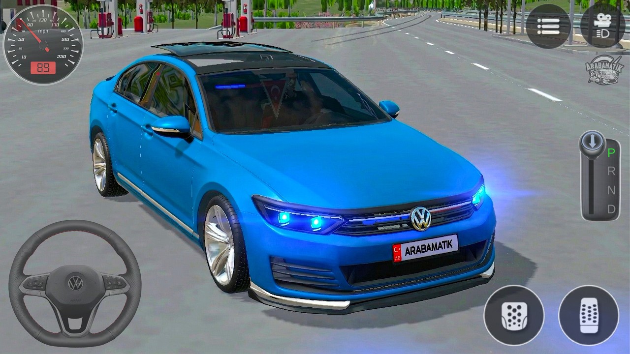 Modifiyeli Passat S&uuml;r&uuml;ş Sim&uuml;lat&ouml;r Oyunu - Pasat City Araba Oyunu - Android GamePlay