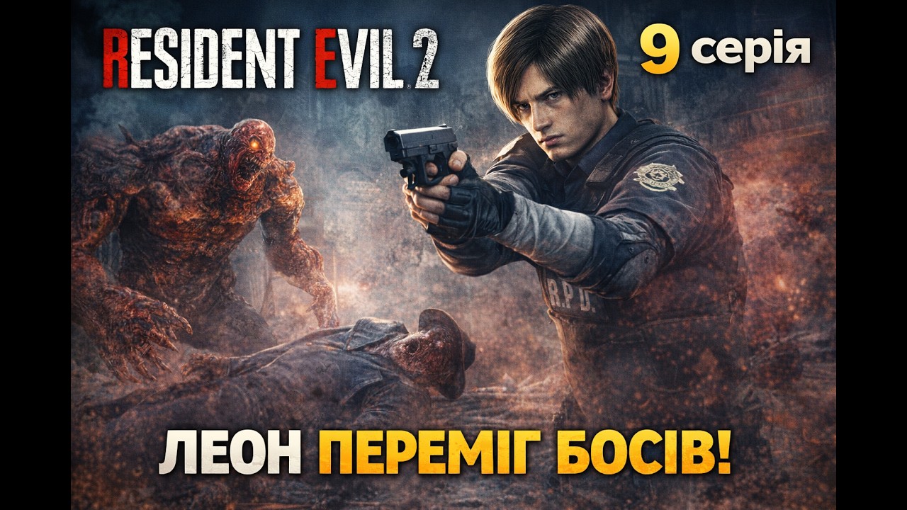 🔥ЛЕОН ПЕРЕМІГ БОСІВ!🔥 9 серія Resident Evil 2