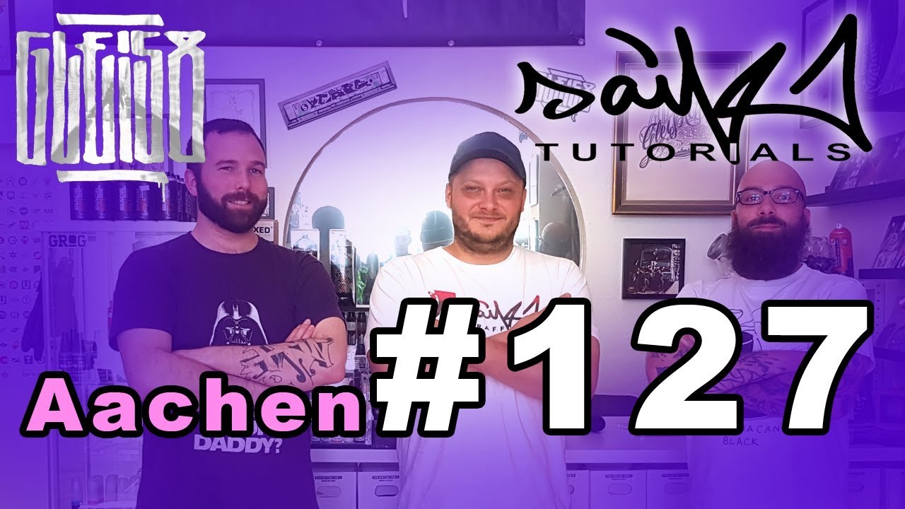 Saikone: Graffiti Tutorial #127 Aachen / Gleis8Store