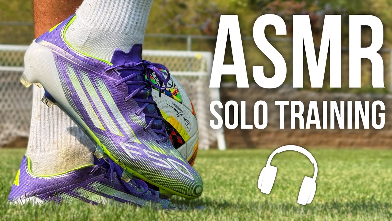 ASMR Solo Training Session For Soccer / Football In Adidas F50 Elite 