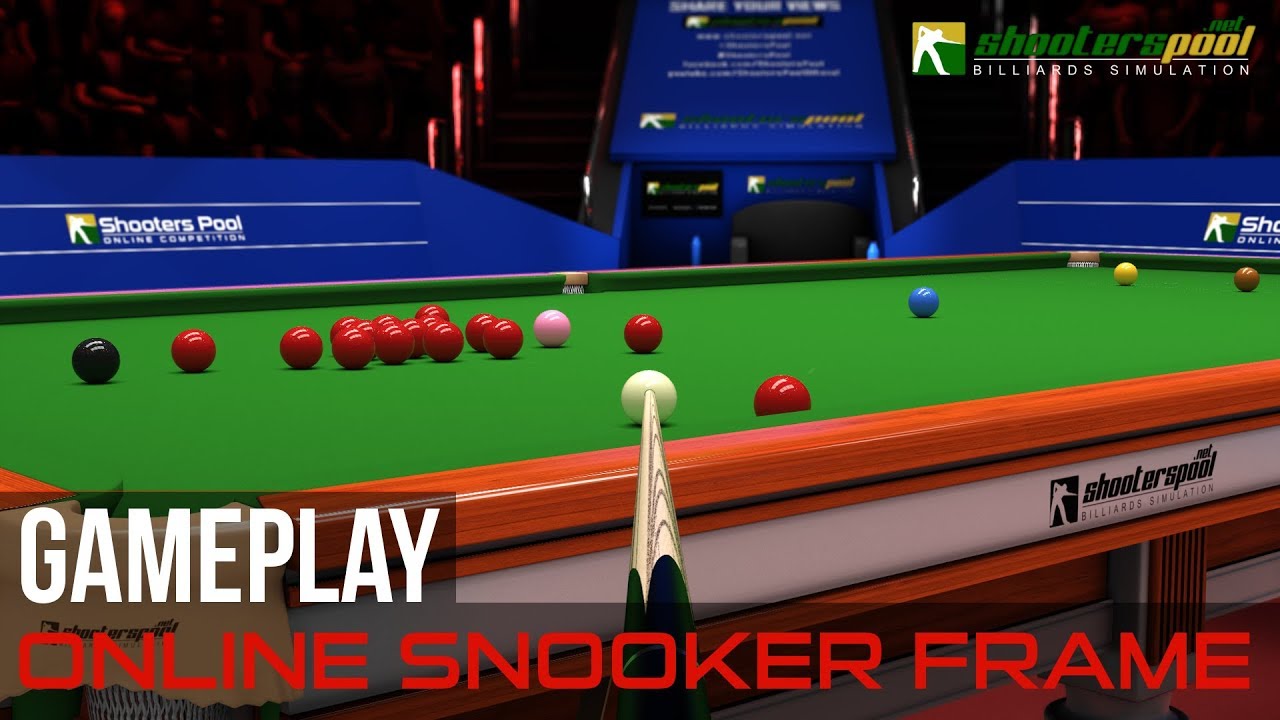 Online Snooker frame gameplay - ShootersPool Billiards Simulation