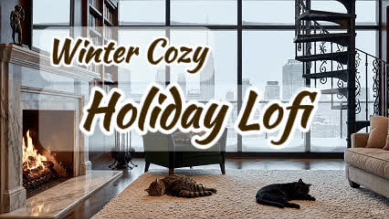 Winter Cozy Penthouse With Joyful Holiday Lofi | 冬日頂樓豪宅 - 冬季假日Lofi音樂