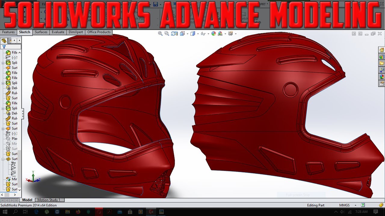 Solidworks Advance Surface Modeling