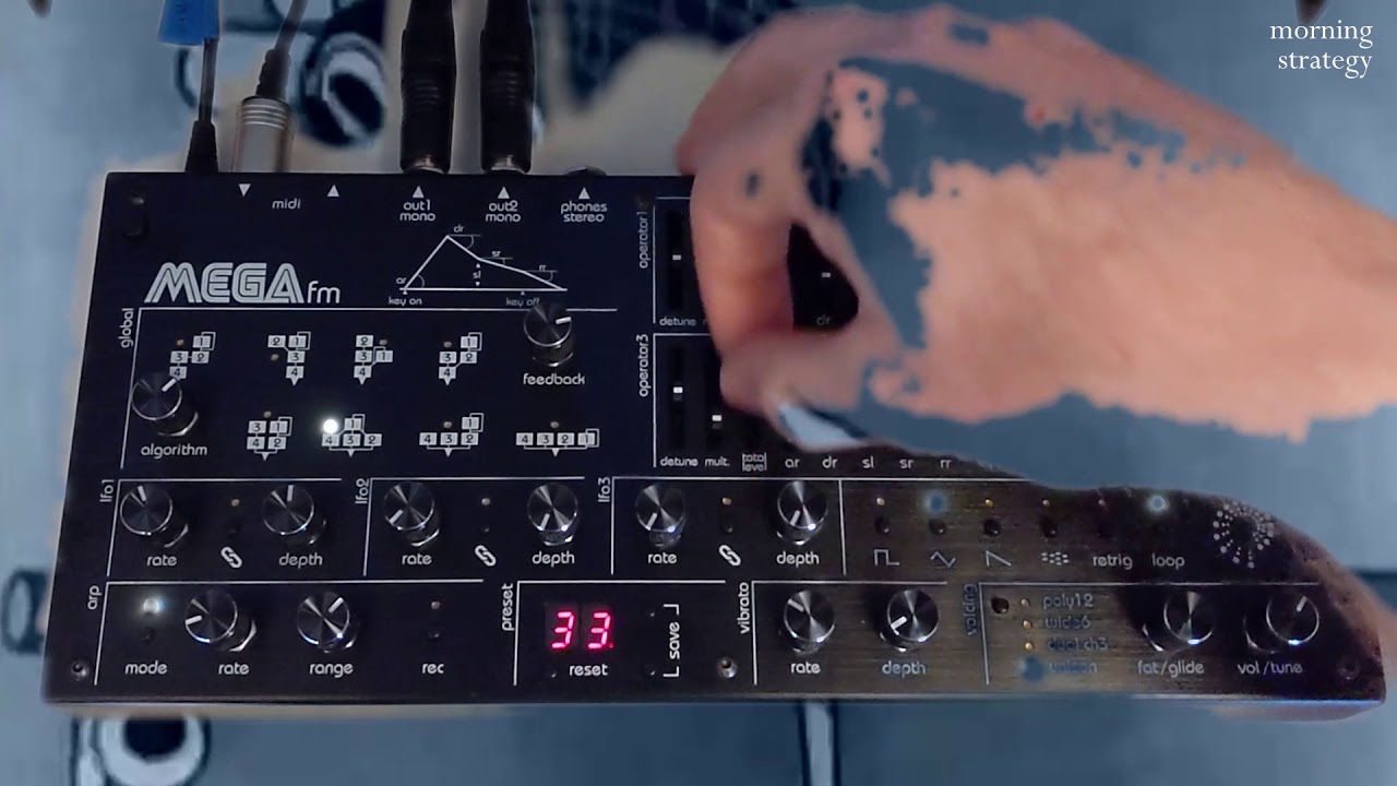 MEGAfm: real-time sound design (movin sliders) - patches 50-60