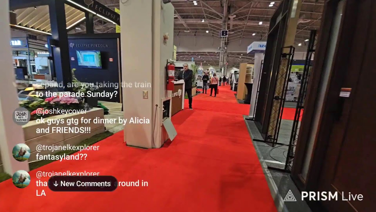 Toronto LIVE:  at the Toronto Home Show on a Tuesday afternoon