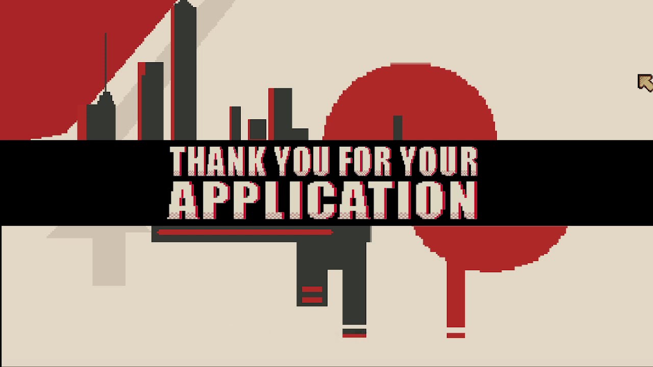 Thank You for Your Application ~ Demo ~