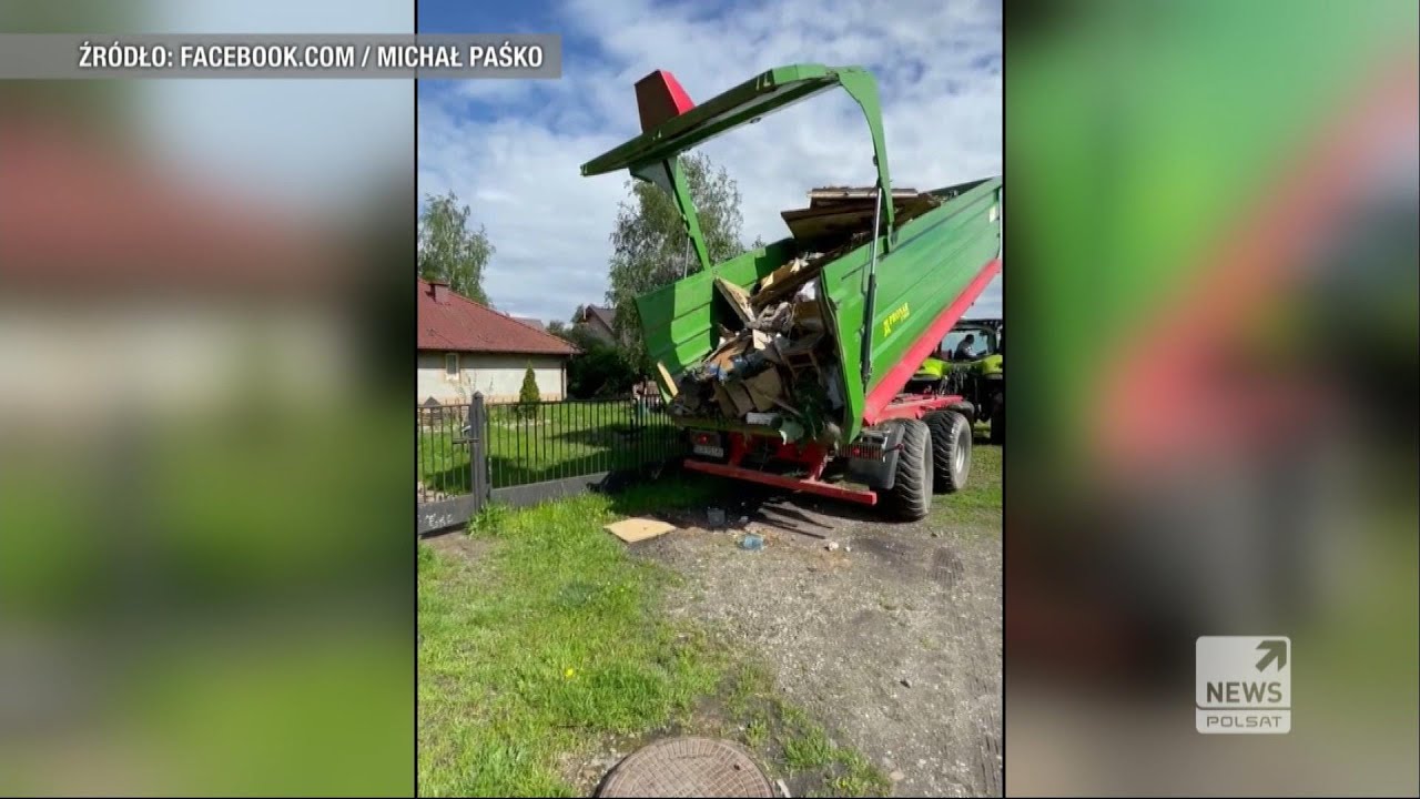 Rolnik wyrzucił śmieci pod domem. Widowiskowy sposób na śmieciarzy