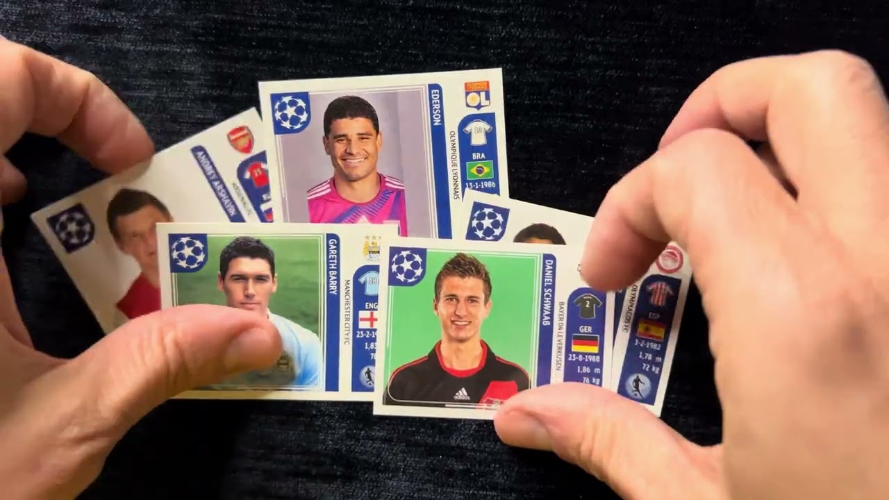 Panini UEFA Champions League 2011-12 sticker album series Part 14
