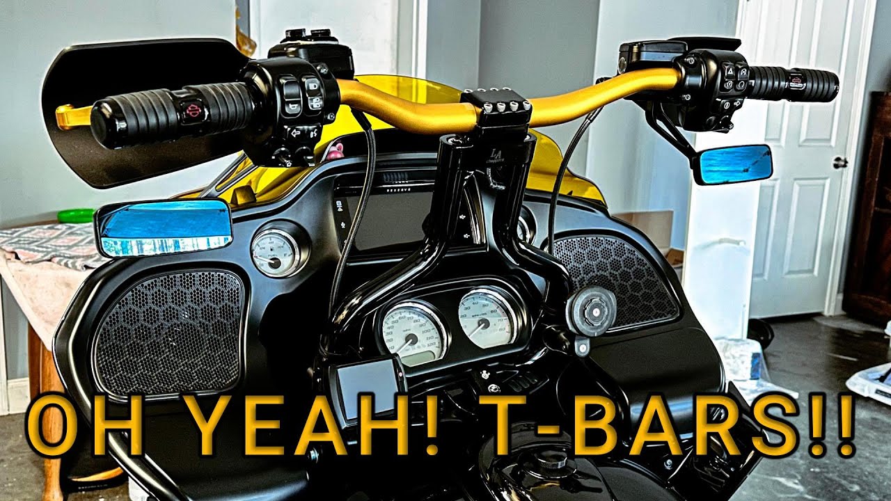 ROAD GLIDE T-BAR INSTALL - LA CHOPPERS KAGE FIGHTERS
