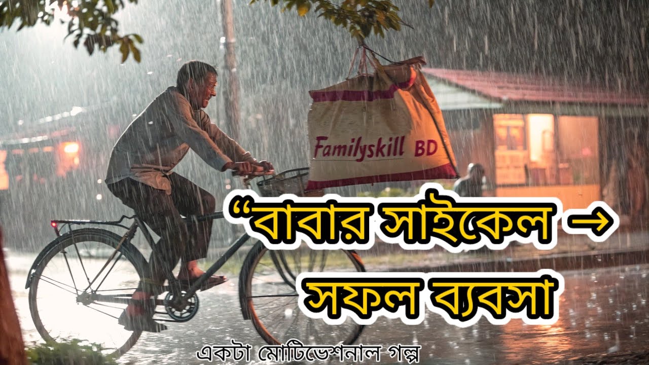 “বাবার পুরনো সাইকেল থেকে ‘FamilySkill BD’—ছেলের বদলে যাওয়া জীবন!” | Bangla motivation story