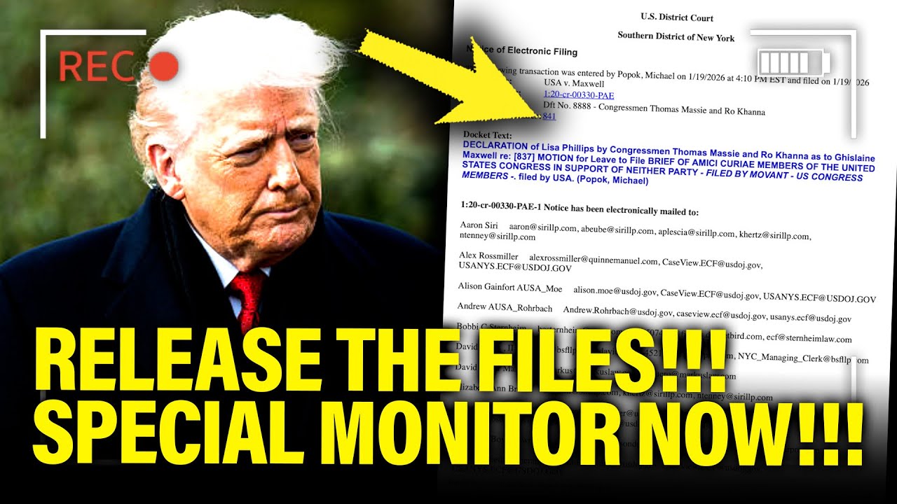 🚨Epstein Survivor FILES BOMBSHELL Declaration DEMANDING Special Monitor
