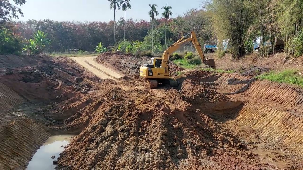 ขี้โคลนใกล้หมด..การทำงานก็เริ่มง่ายขึ้น!! ปีนี้ขุดบ่อไหนเจอแต่น้ำซึมออก