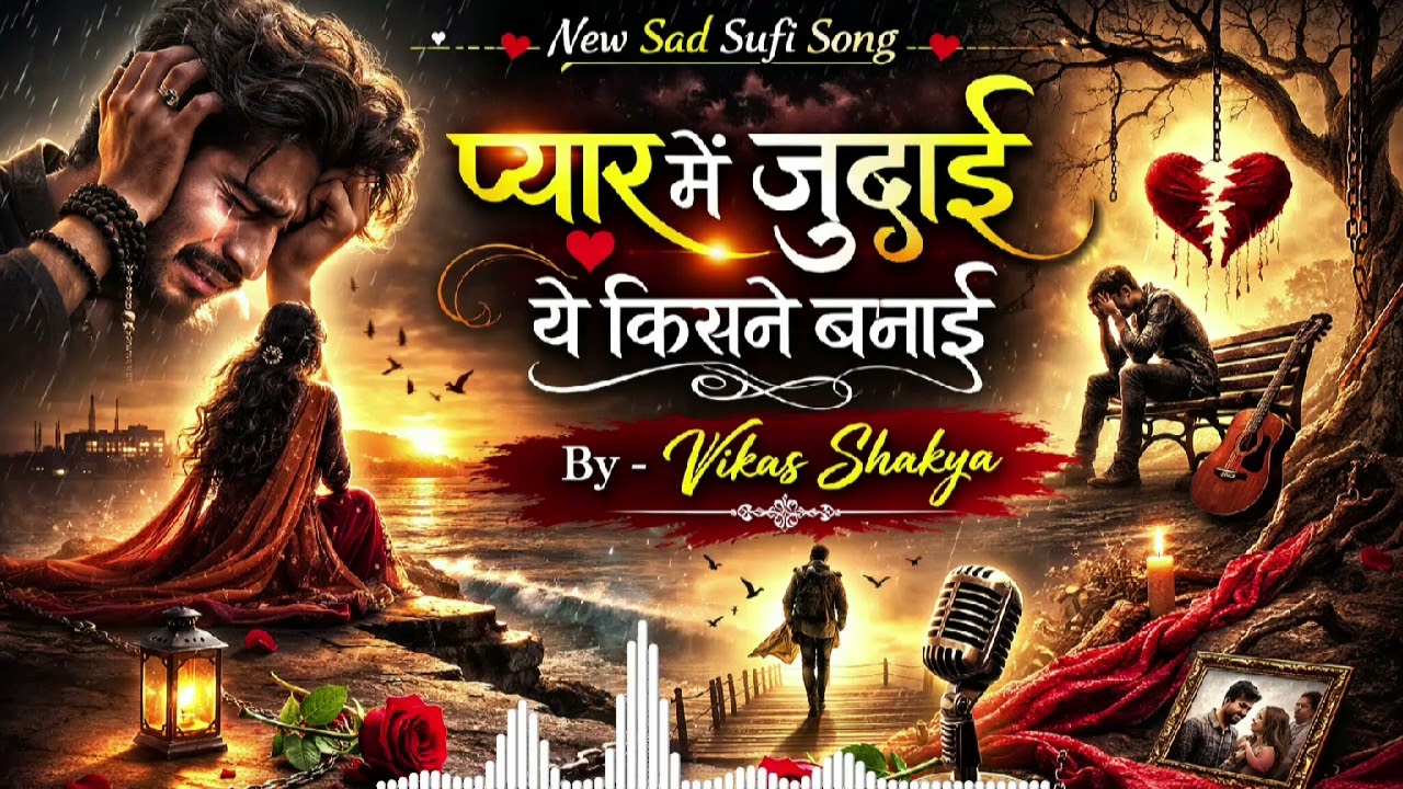 प्यार में जुदाई ये किसने बनाई 💔 | New Sad Sufi Song 2026 | Vikas Shakya | Heart Touching Love Song🥰