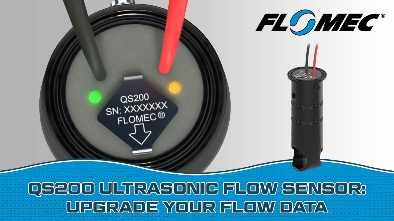 FLOMEC® QS200 Ultrasonic Flow Sensor: Upgrade Your Flow Data