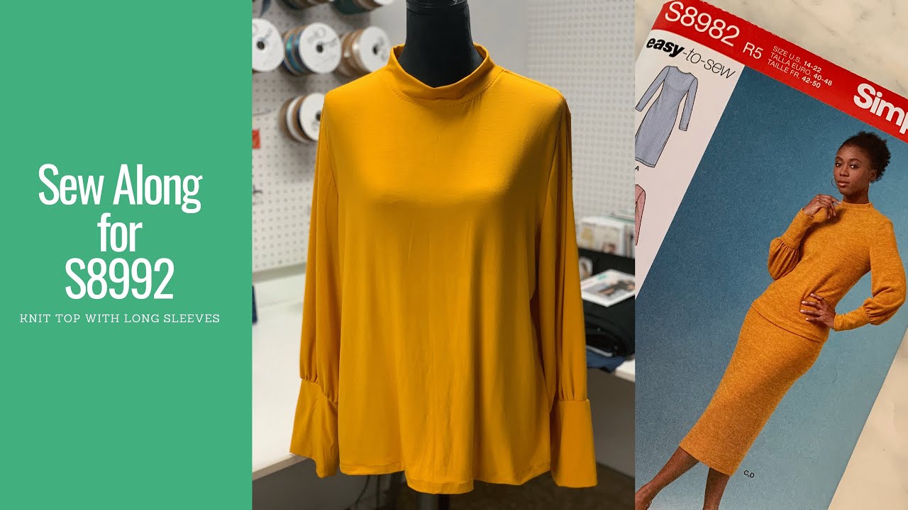 SIMPLICITY PATTERN #8982 SEW ALONG