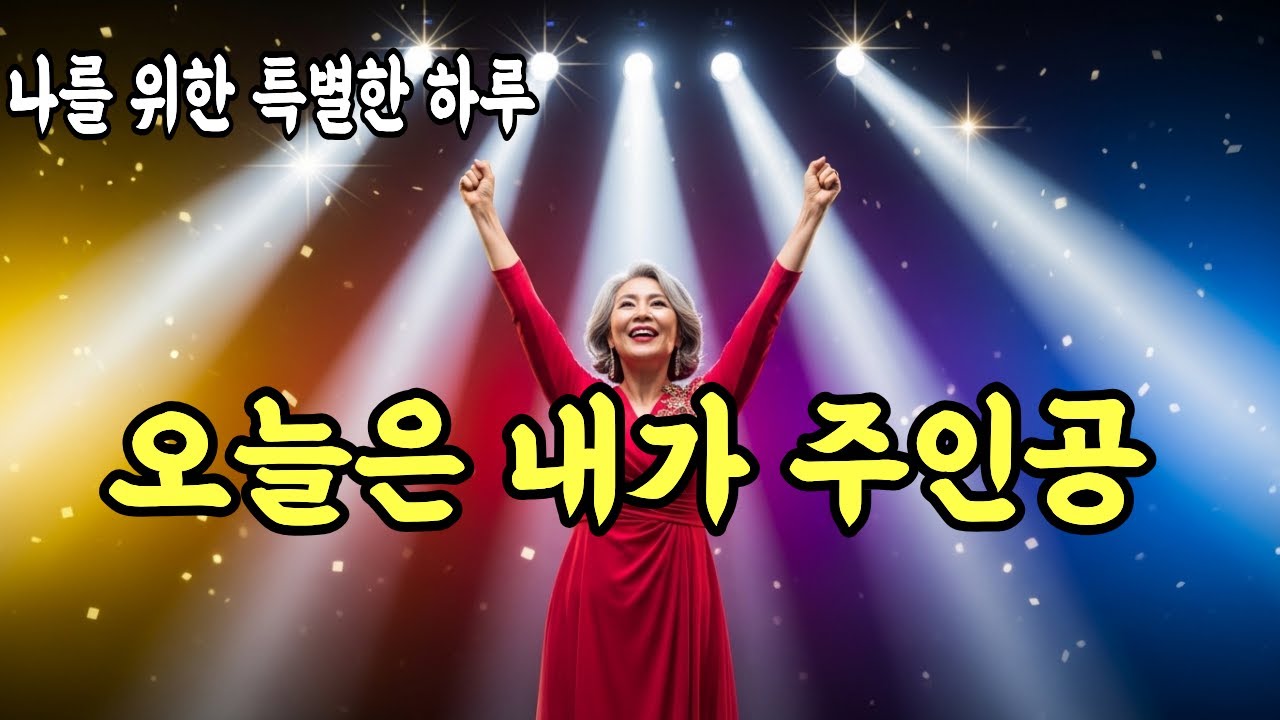 오늘은 내가 주인공 - 당당한 여성의 자기선언 | 임파워먼트 트로트,#오늘은내가주인공#임파워먼트트로트#트로트발라드#자기애#자신감#50대여성#당당한여성#주인공