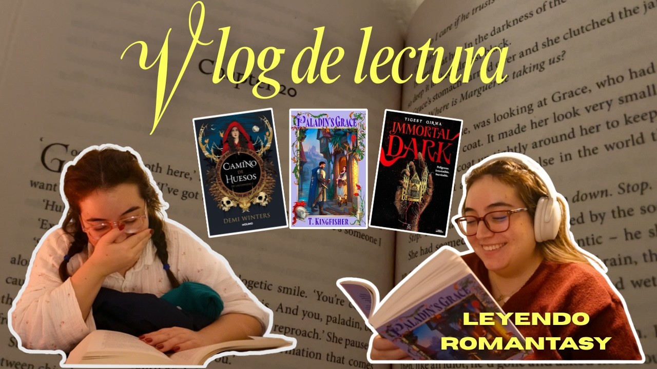 vlog de lectura ⚔️💘 empezando sagas de romantasy 📖 una decepción y dos sorpresas ✨