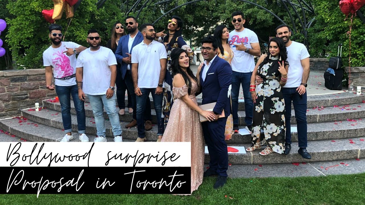 Bollywood Surprise Proposal in Toronto | Flash Mob Proposal by Girl |  (Warning: YOU MAY CRY!)