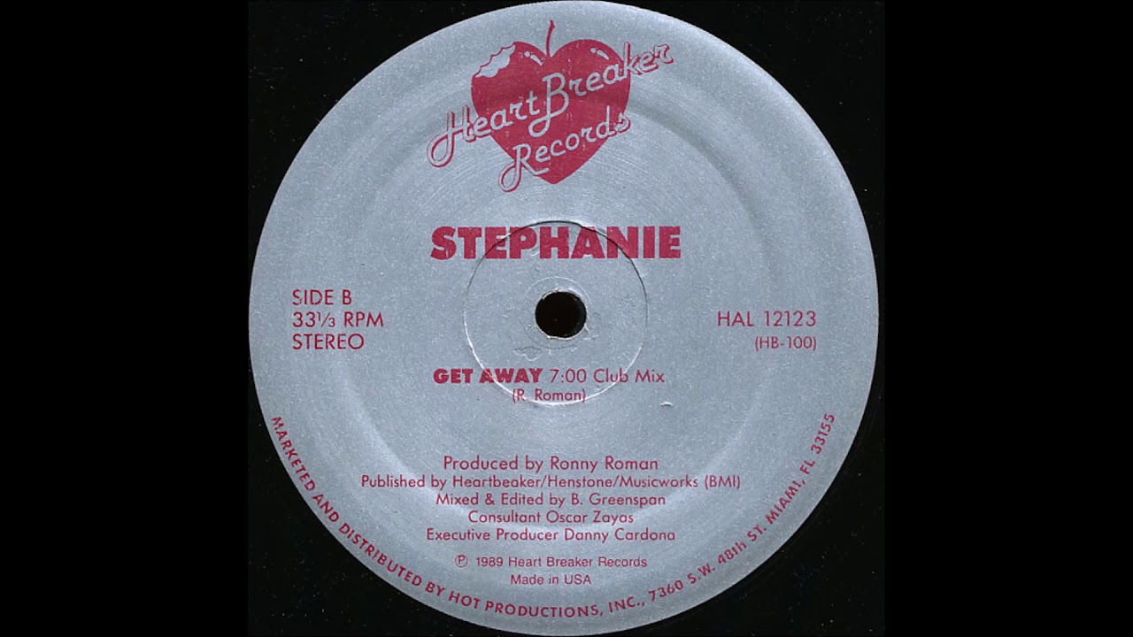 Stephanie - Get Away (12'' Single) [HQ Vinyl Remastering]
