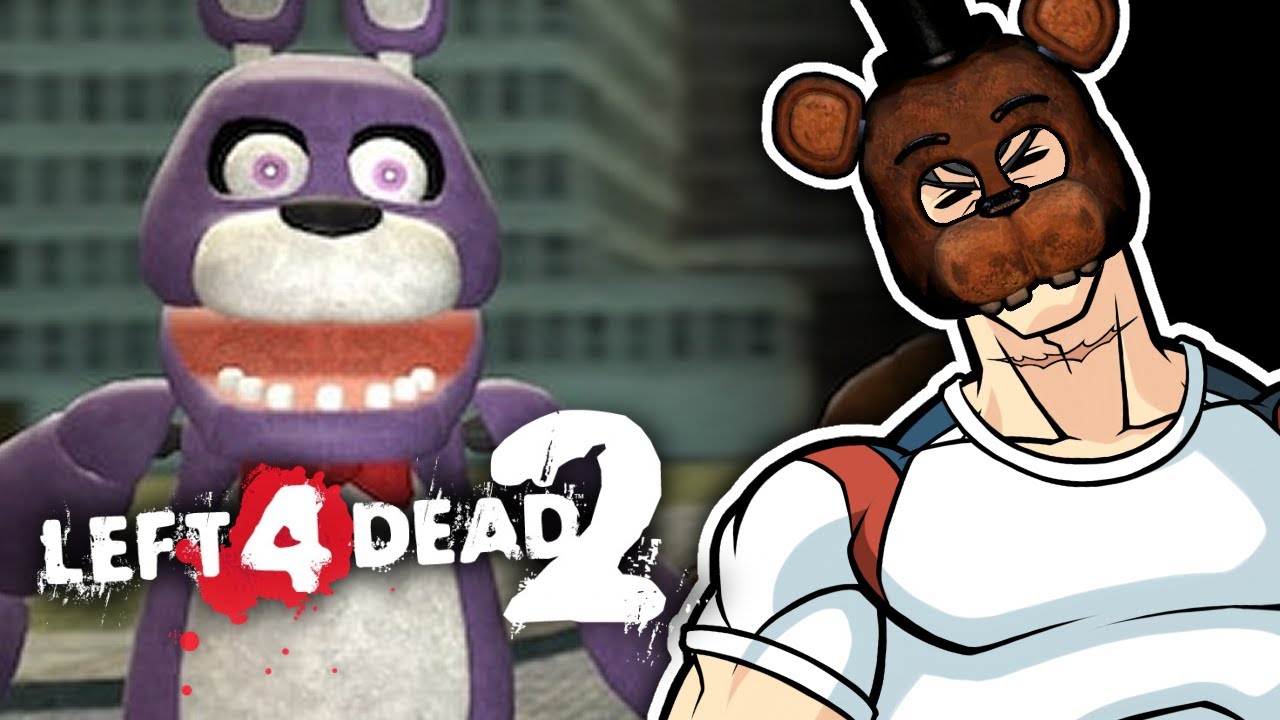ANIMATRÓNICOS vs TELETUBBIES en LEFT 4 DEAD 2 ar ar ar ar