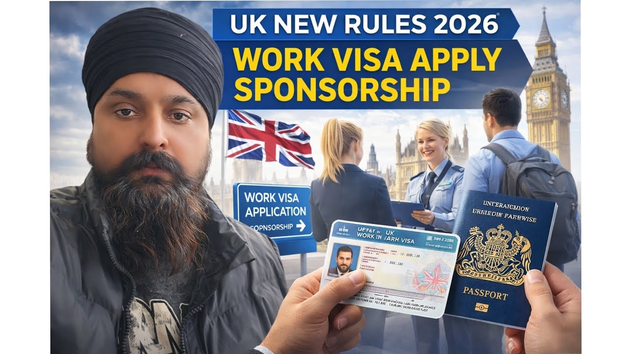 UK New Visa Rules | APPLY Work SPONSORSHIP Work Visa for indian 3 year 5 YEAR APPLY 