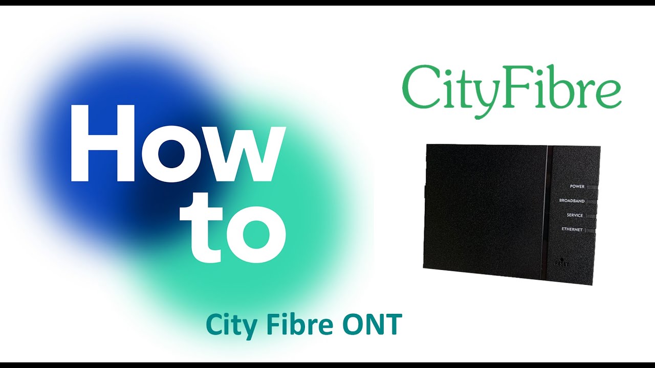 Гигабитный широкополосный доступ — ONT от CityFibre