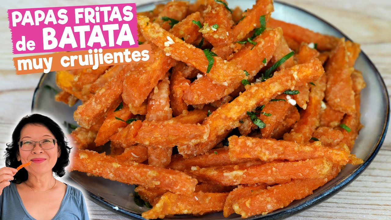 Papas Fritas de Batata: Técnica para hacerlas CRUJIENTES
